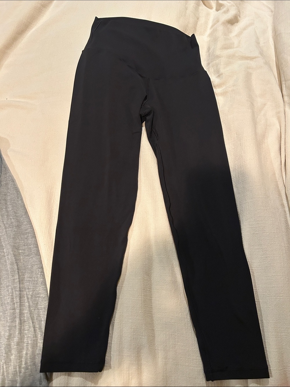 aerie Black High-Rise Leggings with Wide Waistband